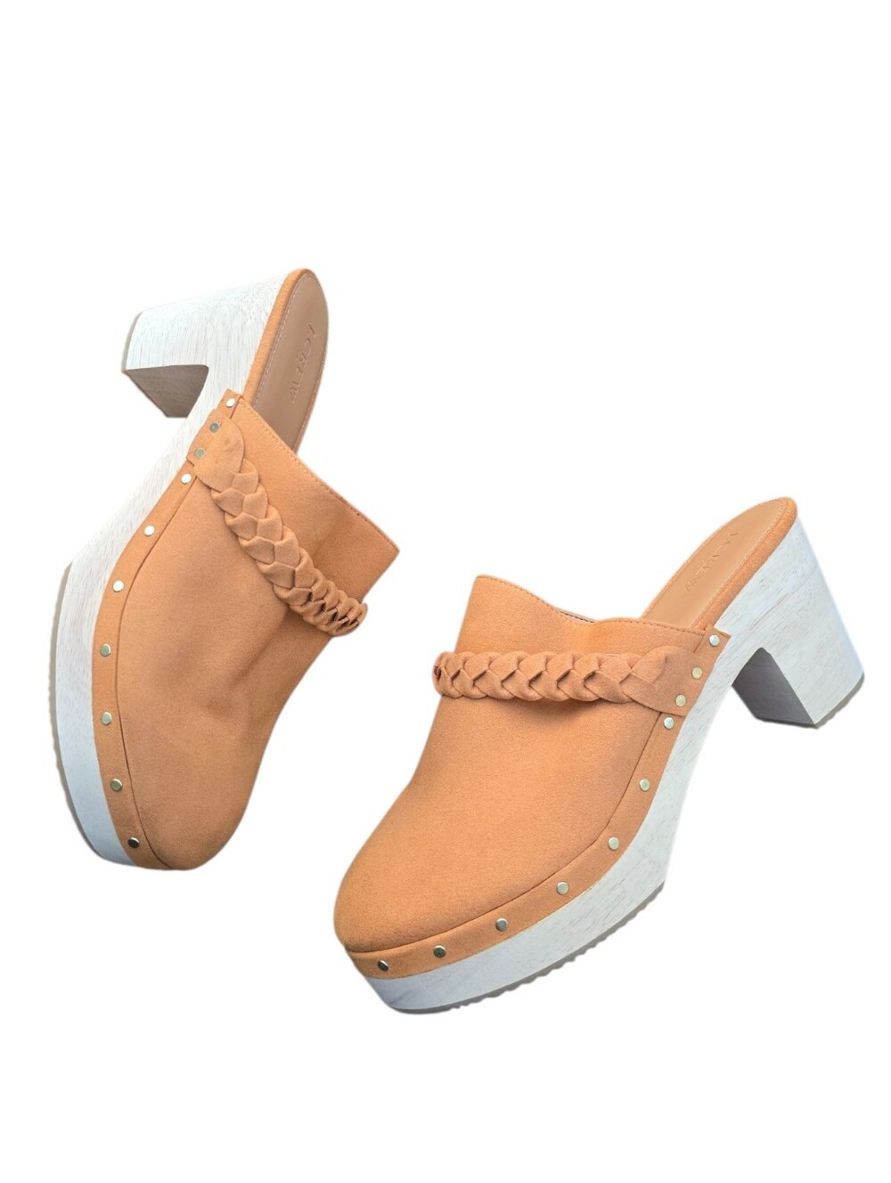 New J.Crew Sueded Platform Clog Braided Strap - Picture 5 of 13